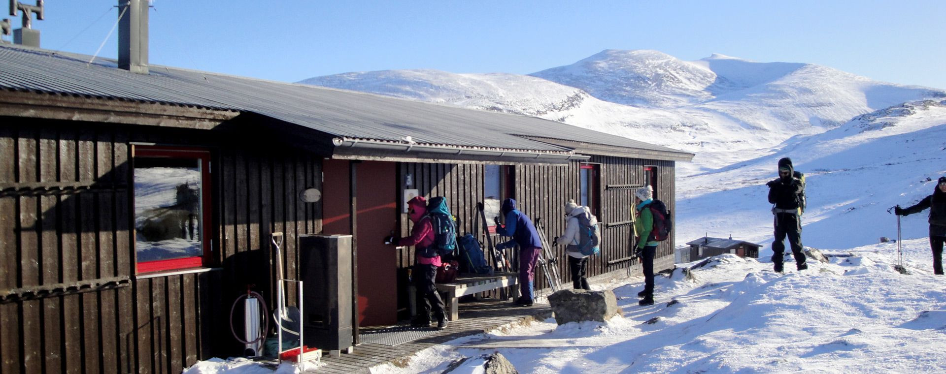 Arrivée au refuge sur la Kungsleden - Laponie - Suède