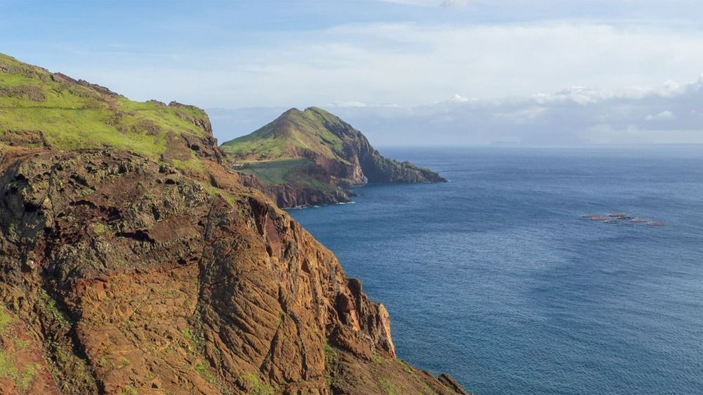 Falaises de la pointe de São Lourenço - Madère - Portugal