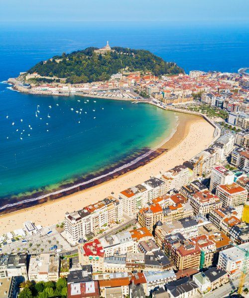 Baie de La Concha - Saint-Sébastien - Pays basque - Espagne