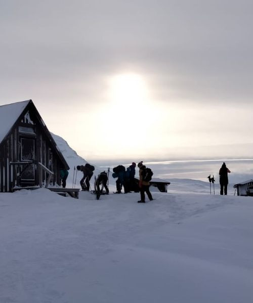 © Isabelle Duvernay Petit refuge avant le lac d'Alisjärvi - Laponie - Suède