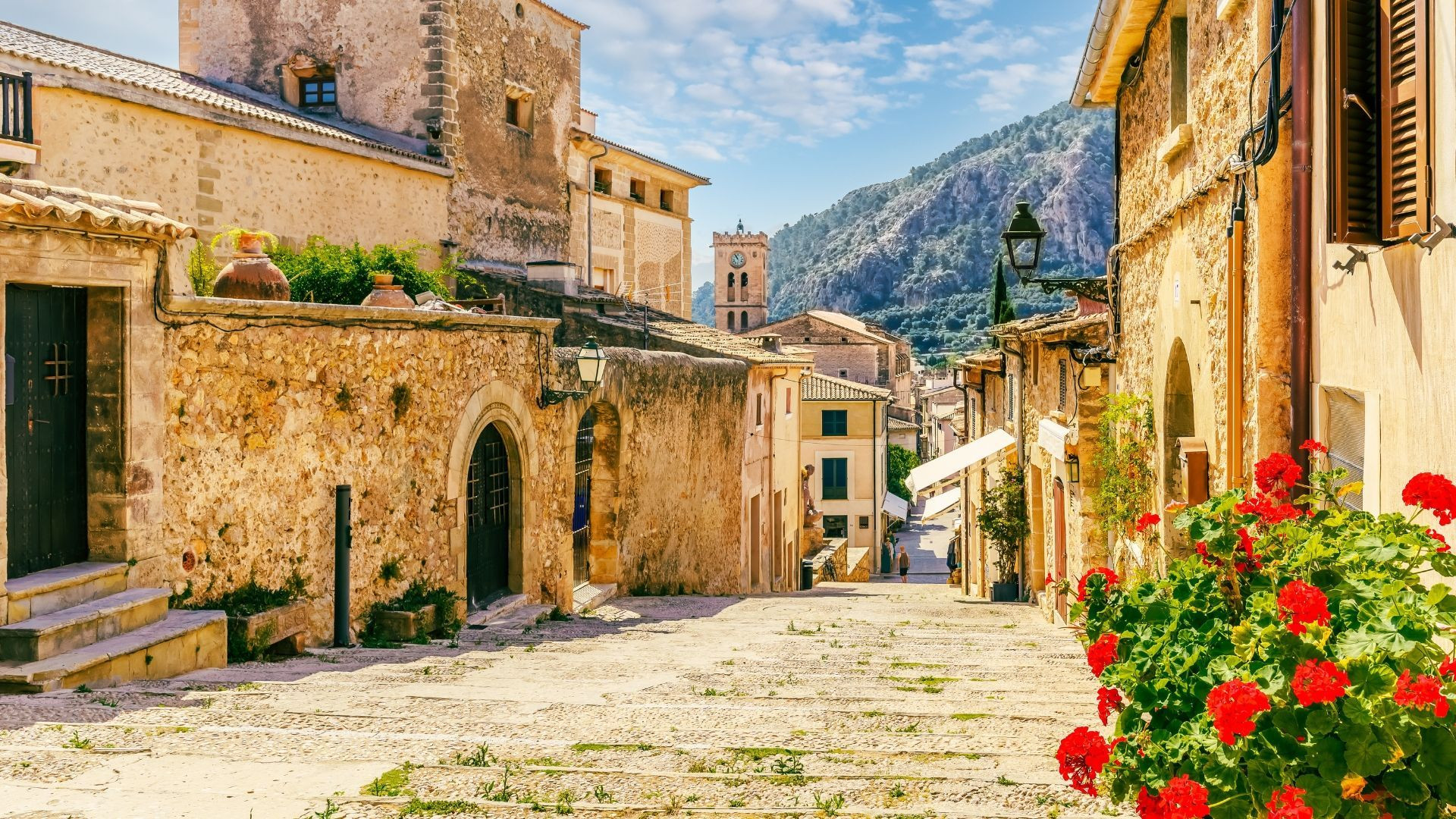 Ruelle de la vieille ville de Pollença - Majorque - Espagne