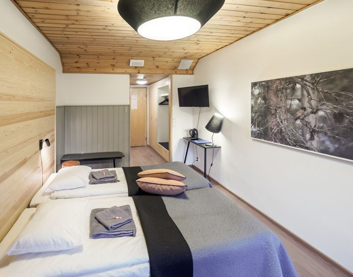 Tomannsrom på hotellet i Kiilopää